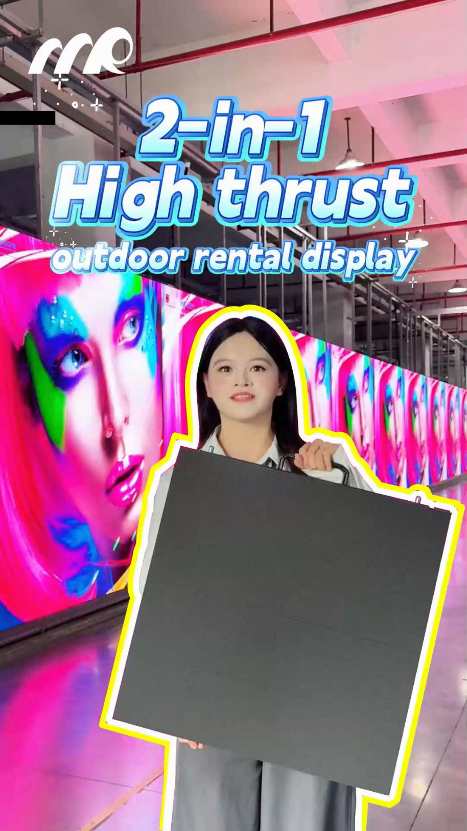 The RP series can withstand up to 13kg of impact force. That’s 4 TIMES stronger than standard LED displays!