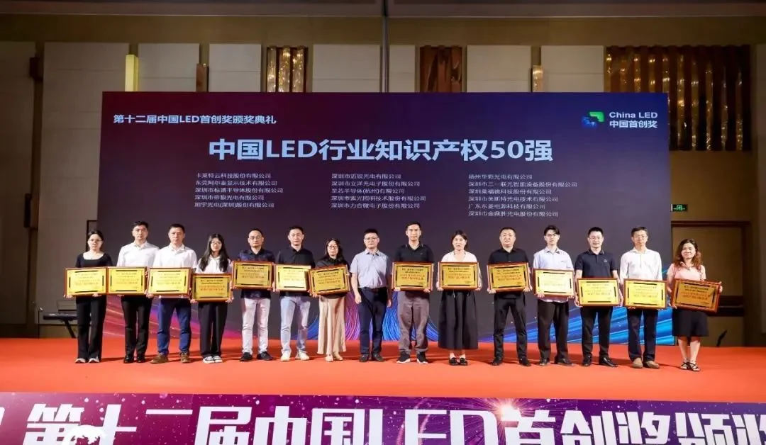 MR LED Honored Among Top 50 Intellectual Property Enterprises in China's LED Industry for 2024 MR LED Honored Among Top 50 Intellectual Property Enterprises in China's LED Industry for 2024