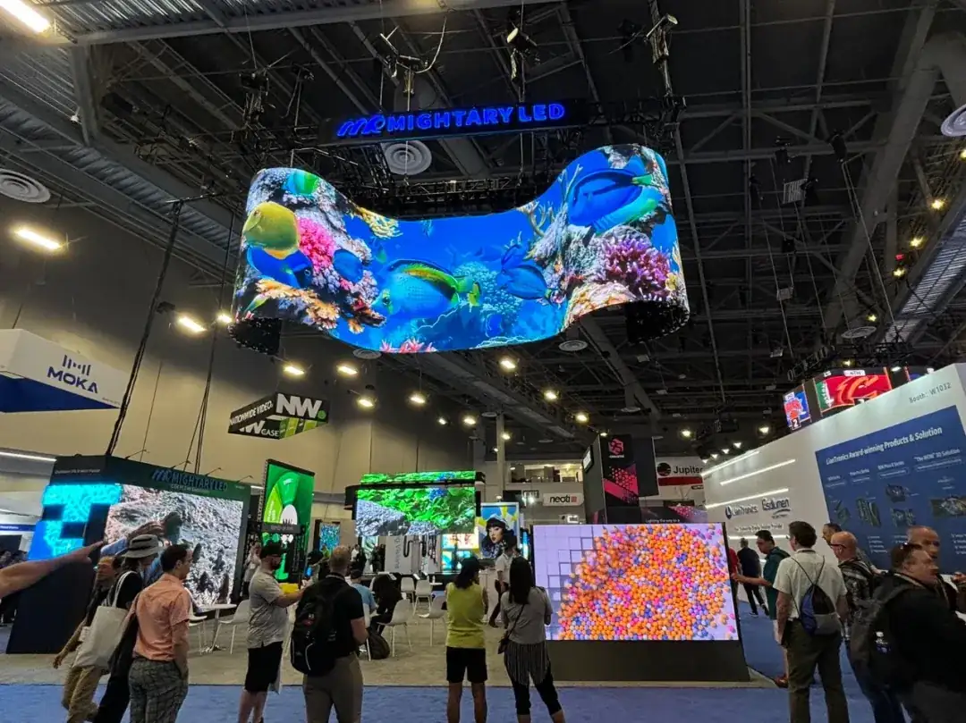 On the first day of InfoComm USA 2024, MR LED stole the spotlight.
