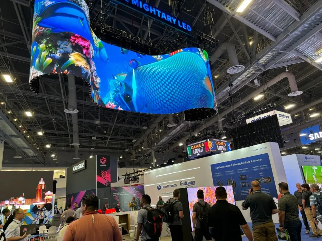 On the first day of InfoComm USA 2024, MR LED stole the spotlight.