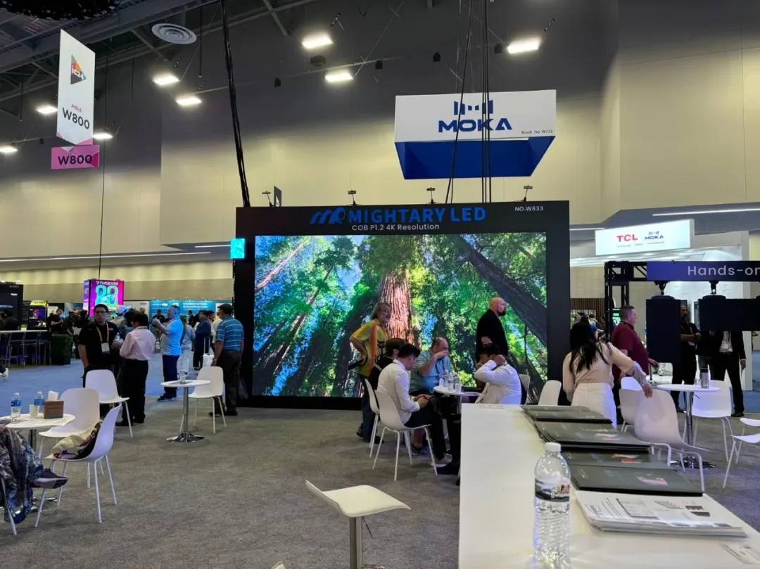 On the first day of InfoComm USA 2024, MR LED stole the spotlight.