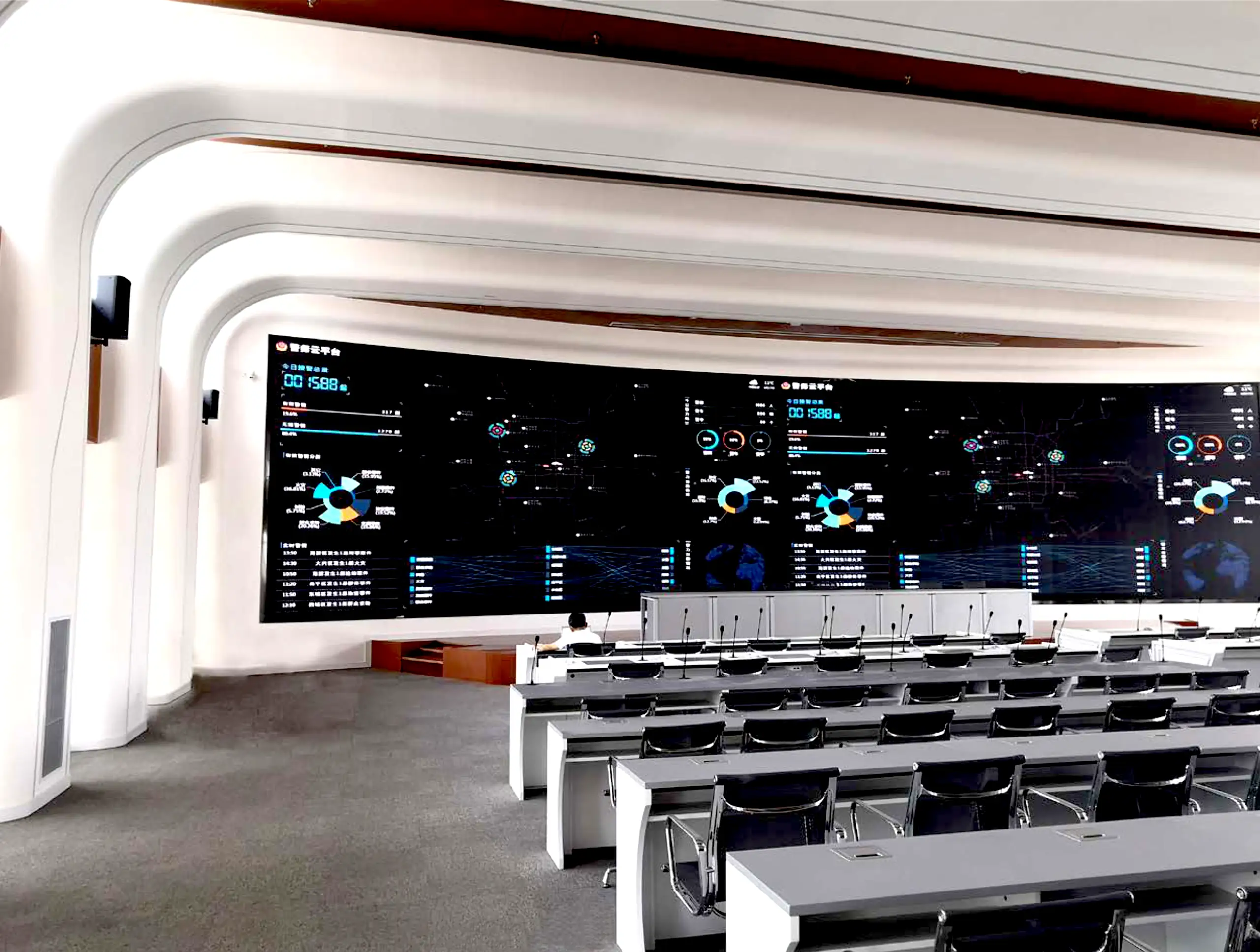 Measurement and Control Hall of the Final Assembly and Integration Center of the Kuaizhou Series Rocket Base
