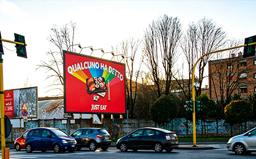 Intersection Billboard,Italy